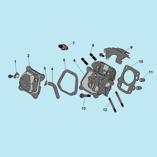 Головка цилиндра Champion ST246